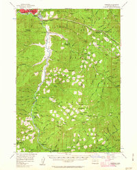 Oakridge 1956 topographic map preview