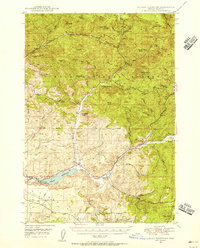 Ochoco Reservoir 1948 topographic map thumbnail