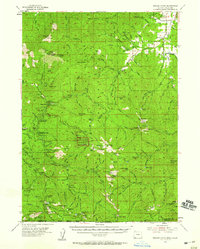 Oregon Caves 1954 topographic map preview