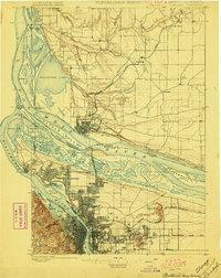 Portland 1897 topographic map preview