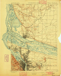 Portland 1897 topographic map preview