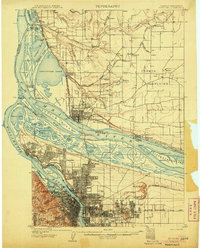 Portland 1905 topographic map thumbnail