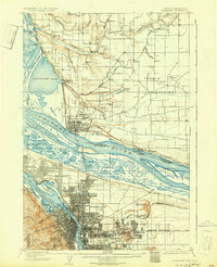 Portland 1905 topographic map thumbnail