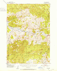 Post 1951 topographic map preview