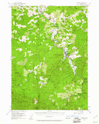 Powers 1954 topographic map thumbnail