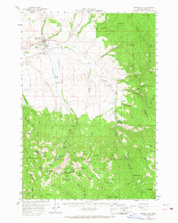 Prairie City 1959 topographic map thumbnail