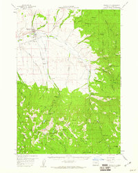 Prairie City 1959 topographic map thumbnail