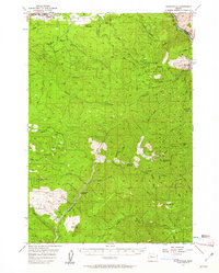 Quartzville 1956 topographic map thumbnail