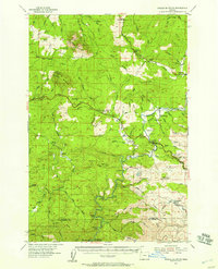 Saddle Mountain 1955 topographic map preview
