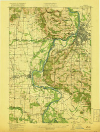 Salem 1917 topographic map preview