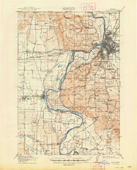 Salem 1917 topographic map preview