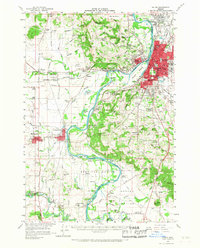 Salem 1957 topographic map thumbnail