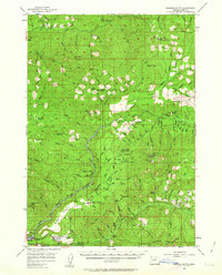 Sardine Butte 1956 topographic map thumbnail