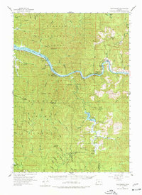Scottsburg 1955 topographic map thumbnail