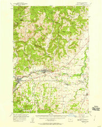 Sheridan 1956 topographic map thumbnail