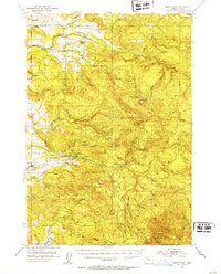 Snow Peak 1951 topographic map thumbnail