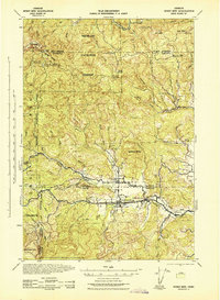 Spirit Mtn 1942 topographic map preview