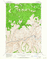 Spray 1953 topographic map thumbnail