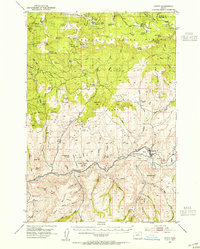 Spray 1953 topographic map preview