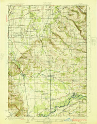 Stayton 1925 topographic map thumbnail