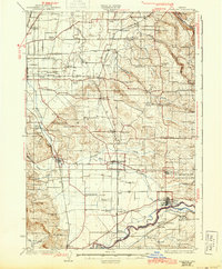 Stayton 1925 topographic map thumbnail