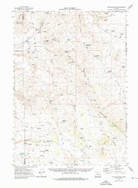 Stockade Mtn 1972 topographic map thumbnail