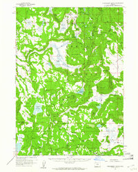 Strawberry Butte 1960 topographic map preview