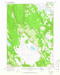 Swan Lake 1957 topographic map thumbnail