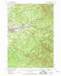 Sweet Home 1951 topographic map thumbnail