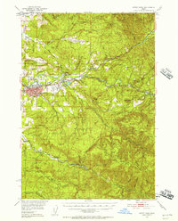 Sweet Home 1951 topographic map thumbnail
