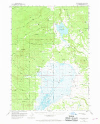 Sycan Marsh topographic map thumbnail