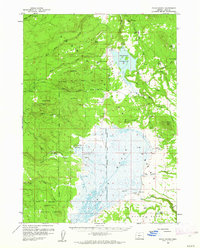 Sycan Marsh 1960 topographic map thumbnail