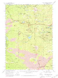 Three Fingered Jack 1959 topographic map thumbnail