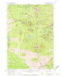 Three Fingered Jack 1959 topographic map thumbnail