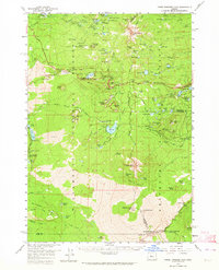 Three Fingered Jack 1959 topographic map thumbnail