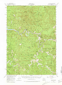 Tidewater 1956 topographic map thumbnail