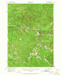 Tidewater 1956 topographic map thumbnail