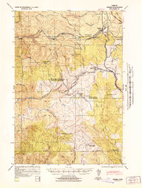 Timber 1941 topographic map thumbnail