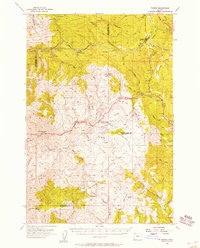Timber 1955 topographic map thumbnail