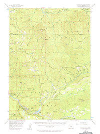 Toketee Falls 1956 topographic map thumbnail