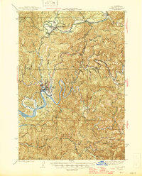 Toledo 1942 topographic map thumbnail