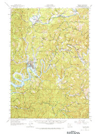 Toledo 1957 topographic map thumbnail