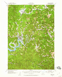 Toledo 1957 topographic map thumbnail