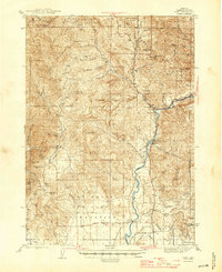 Trail 1943 topographic map preview