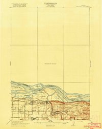 Troutdale 1918 topographic map thumbnail