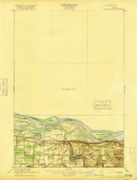 Troutdale 1918 topographic map thumbnail