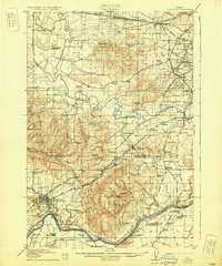 Tualatin 1916 topographic map thumbnail