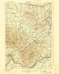 Tualatin 1916 topographic map thumbnail