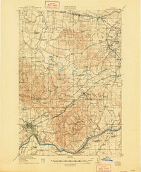 Tualatin 1916 topographic map thumbnail