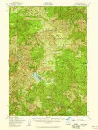 Valsetz 1956 topographic map preview